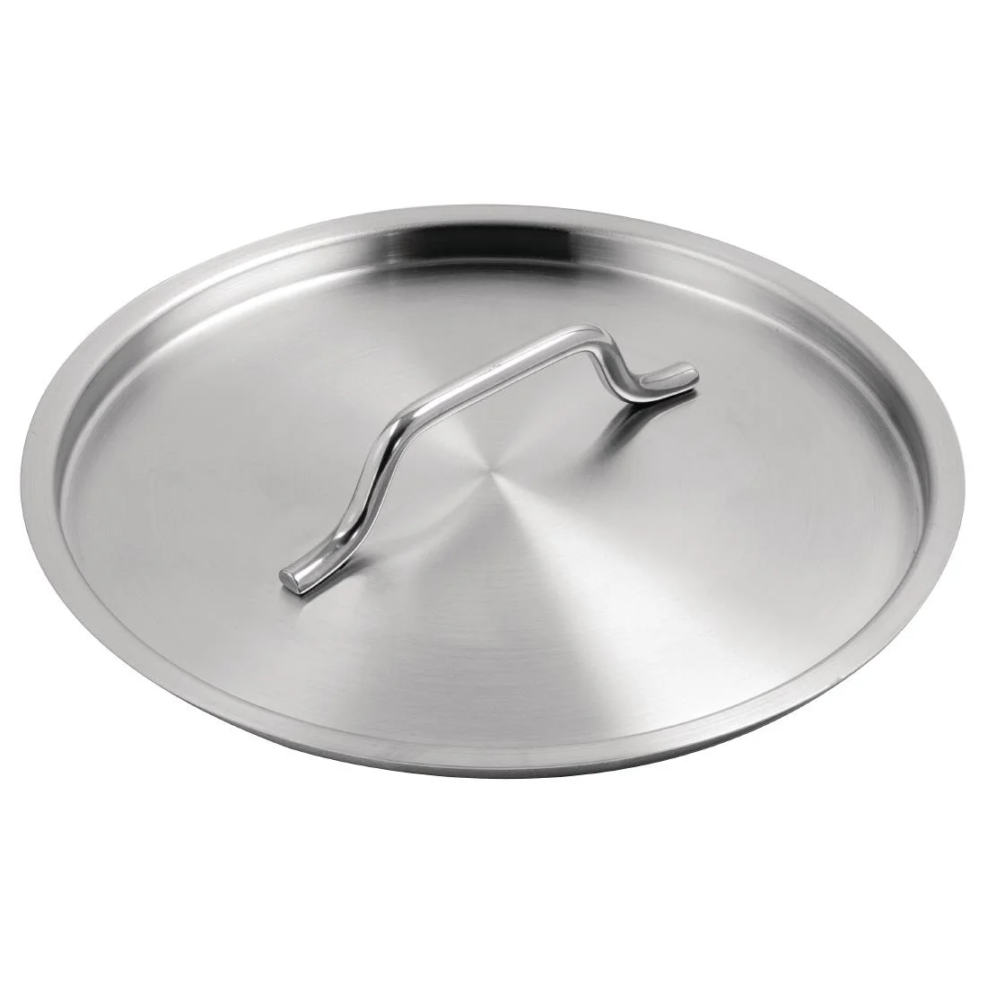 Vogue Stainless Steel Saucepan Lid 200mm - Image 1