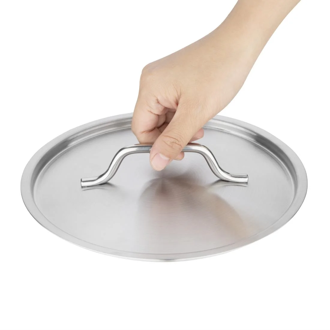 Vogue Stainless Steel Saucepan Lid 200mm - Image 3