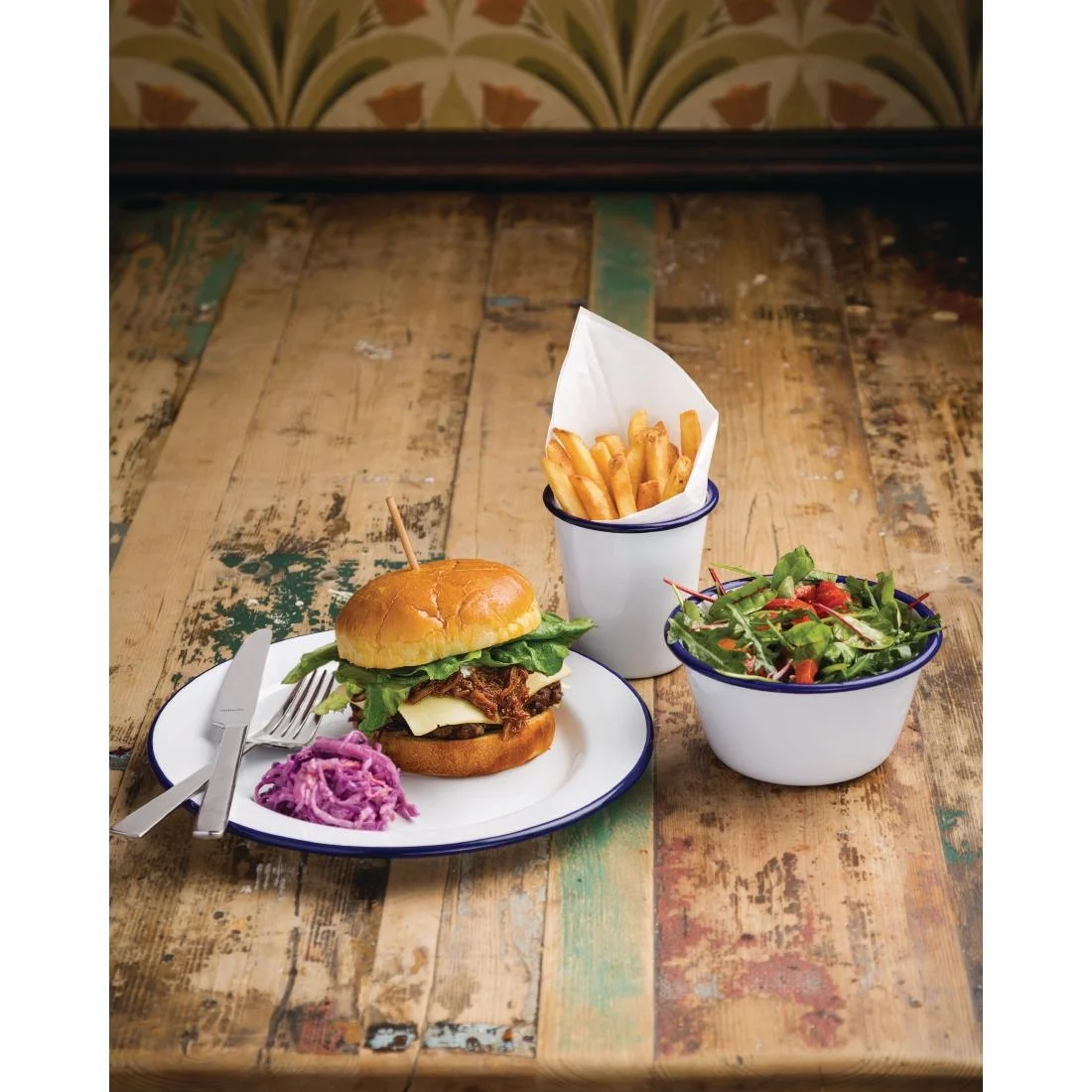 Olympia Enamel Tumblers 310ml - Image 7