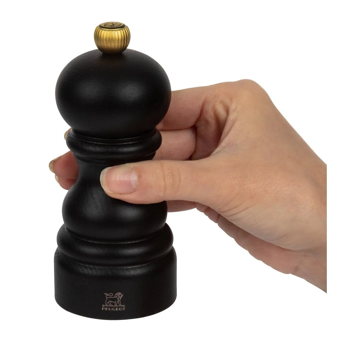 Peugeot Dark Wood Pepper Mill 5in - Image 5