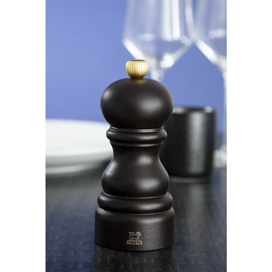 Peugeot Dark Wood Pepper Mill 5in - Image 6