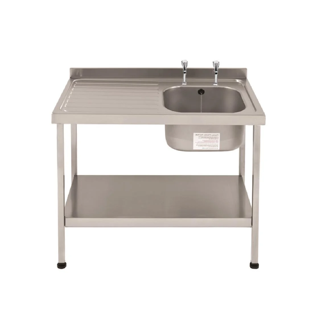 Franke Sissons Self Assembly Stainless Steel Sink Left Hand Drainer 1000x600mm - Image 1