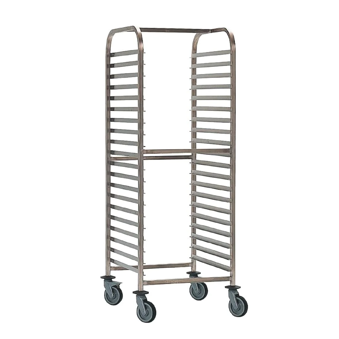 Bourgeat Double Gastronorm Racking Trolley 20 Shelves