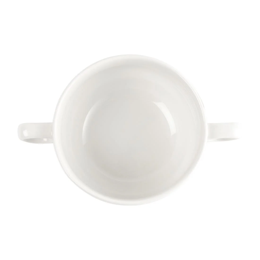 Churchill Whiteware Handled Soup Bowls 398ml - Image 2
