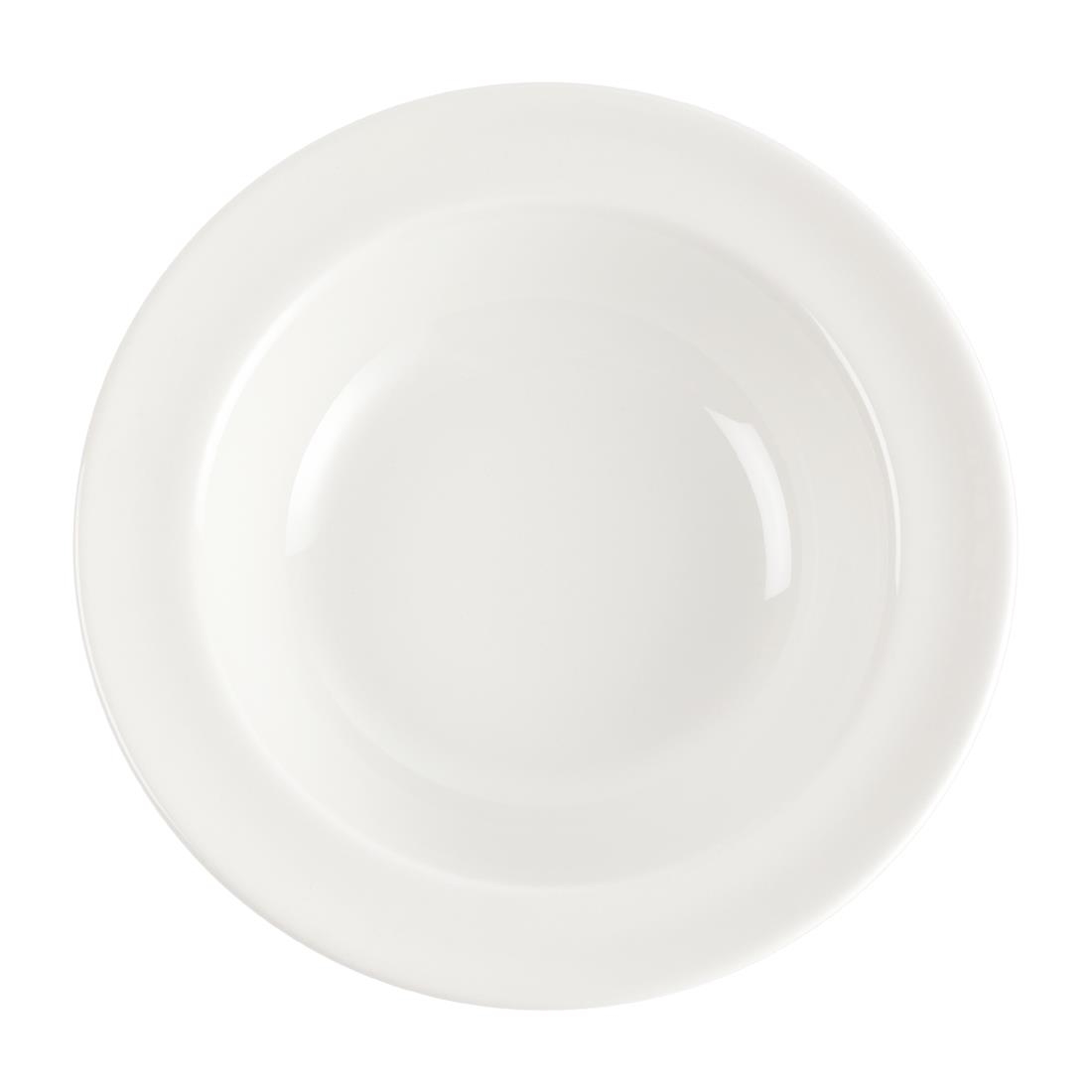 Churchill Whiteware Rimmed Fruit Bowls 190ml