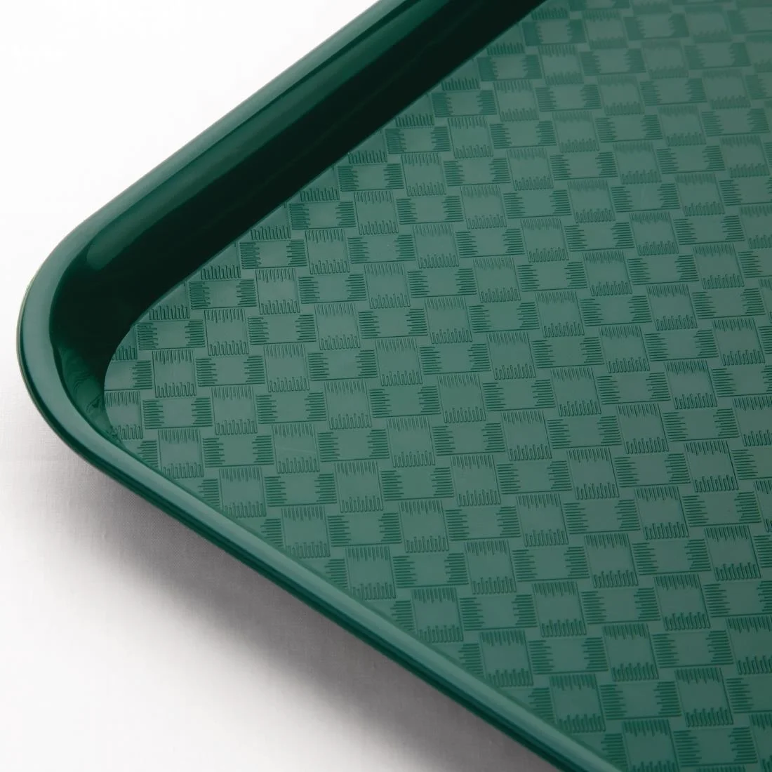 Kristallon Plastic Fast Food Tray Green Large - Image 3