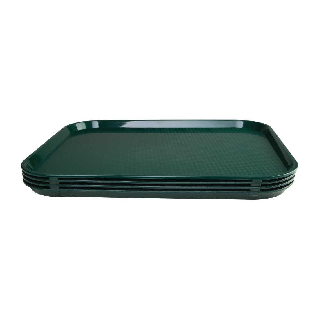 Kristallon Plastic Fast Food Tray Green Large - Image 4