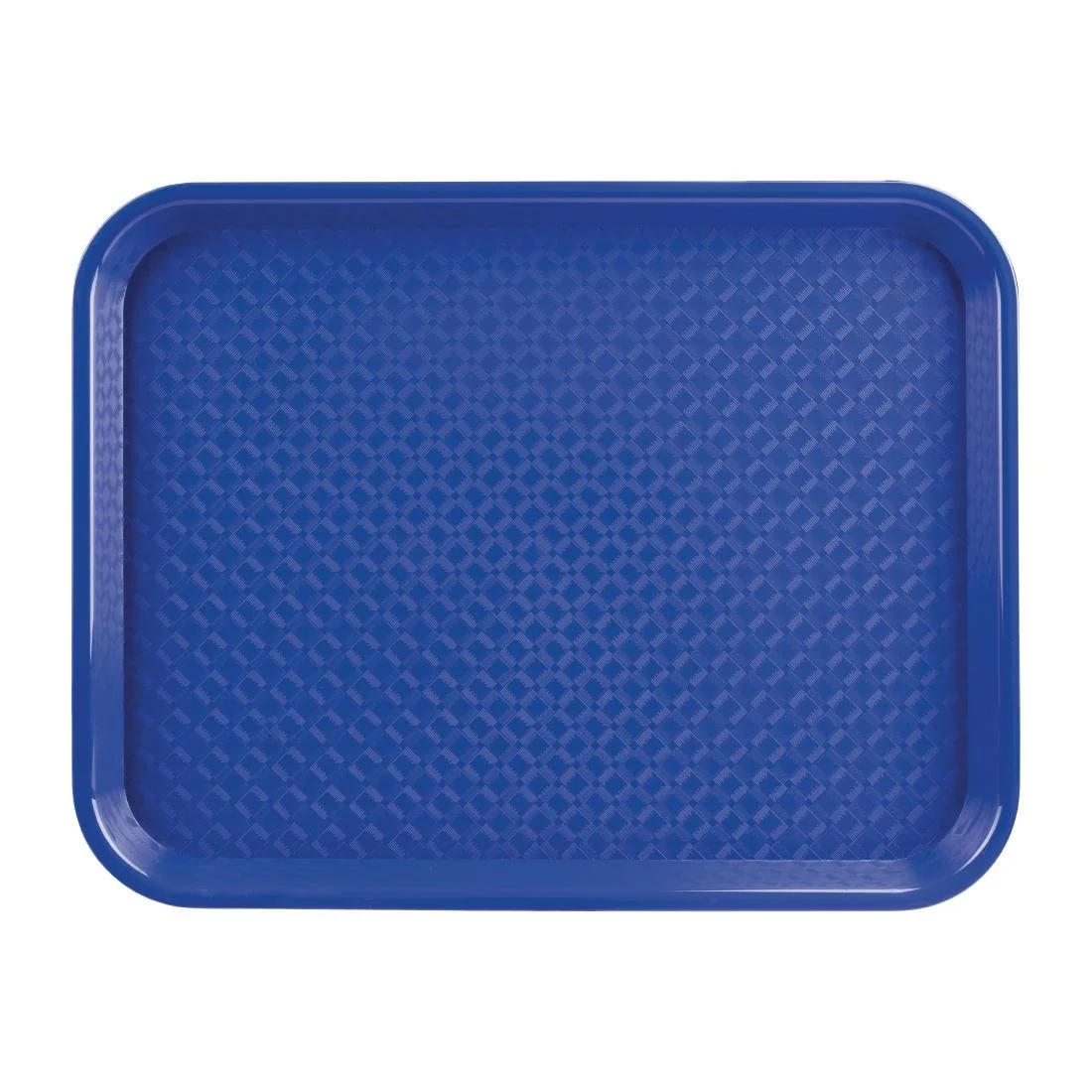Kristallon Plastic Fast Food Tray Blue Large