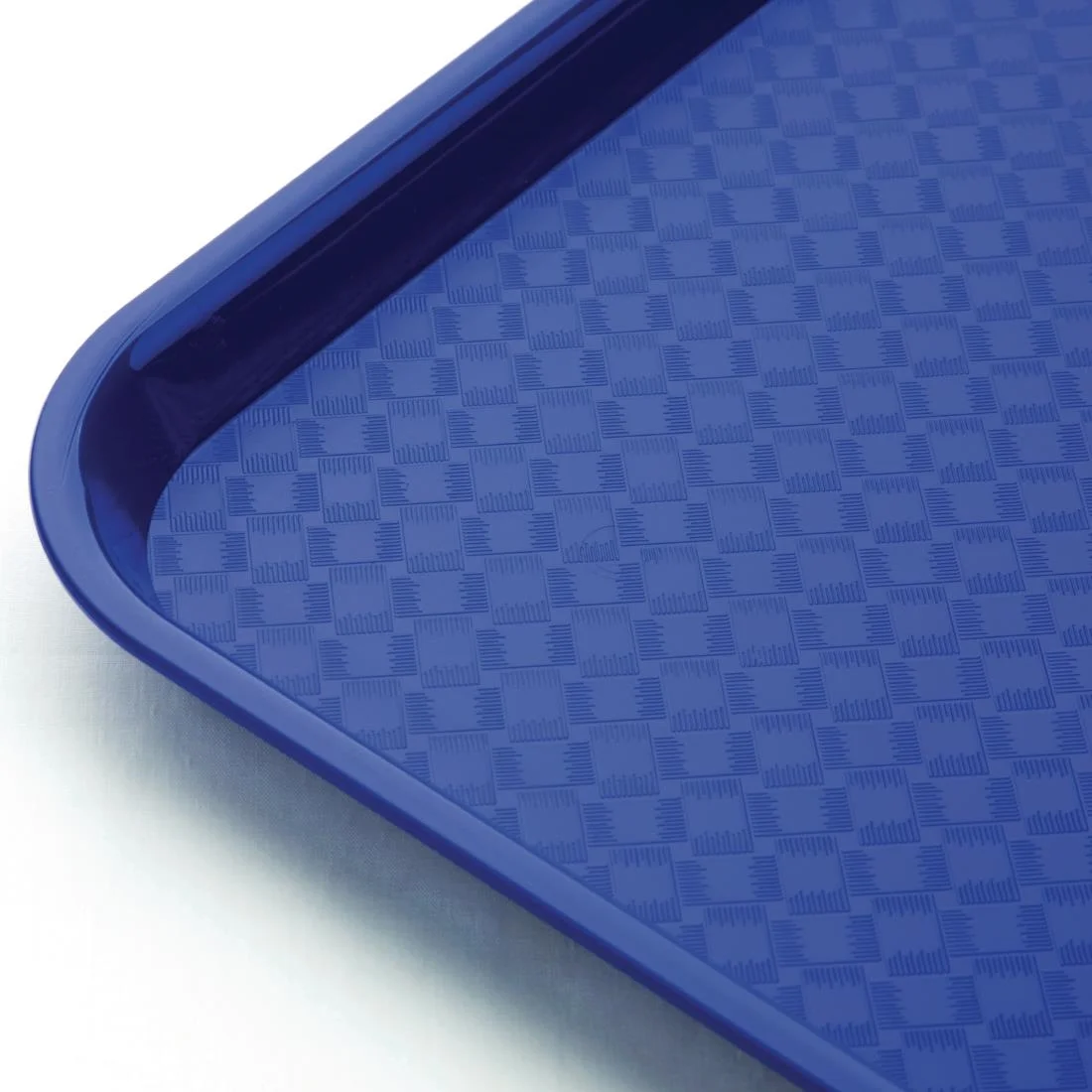 Kristallon Plastic Fast Food Tray Blue Large - Image 3