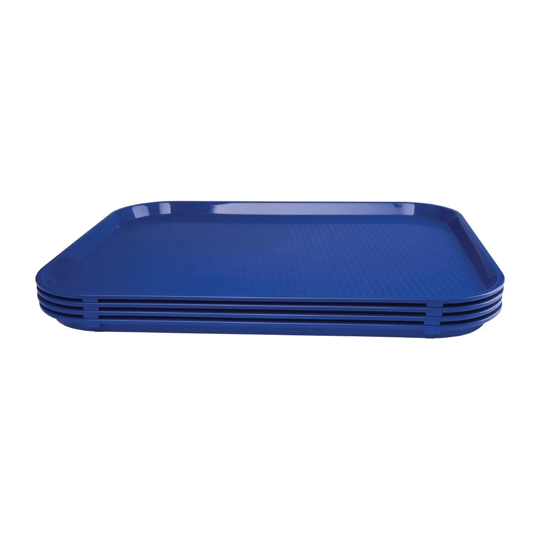Kristallon Plastic Fast Food Tray Blue Large - Image 4
