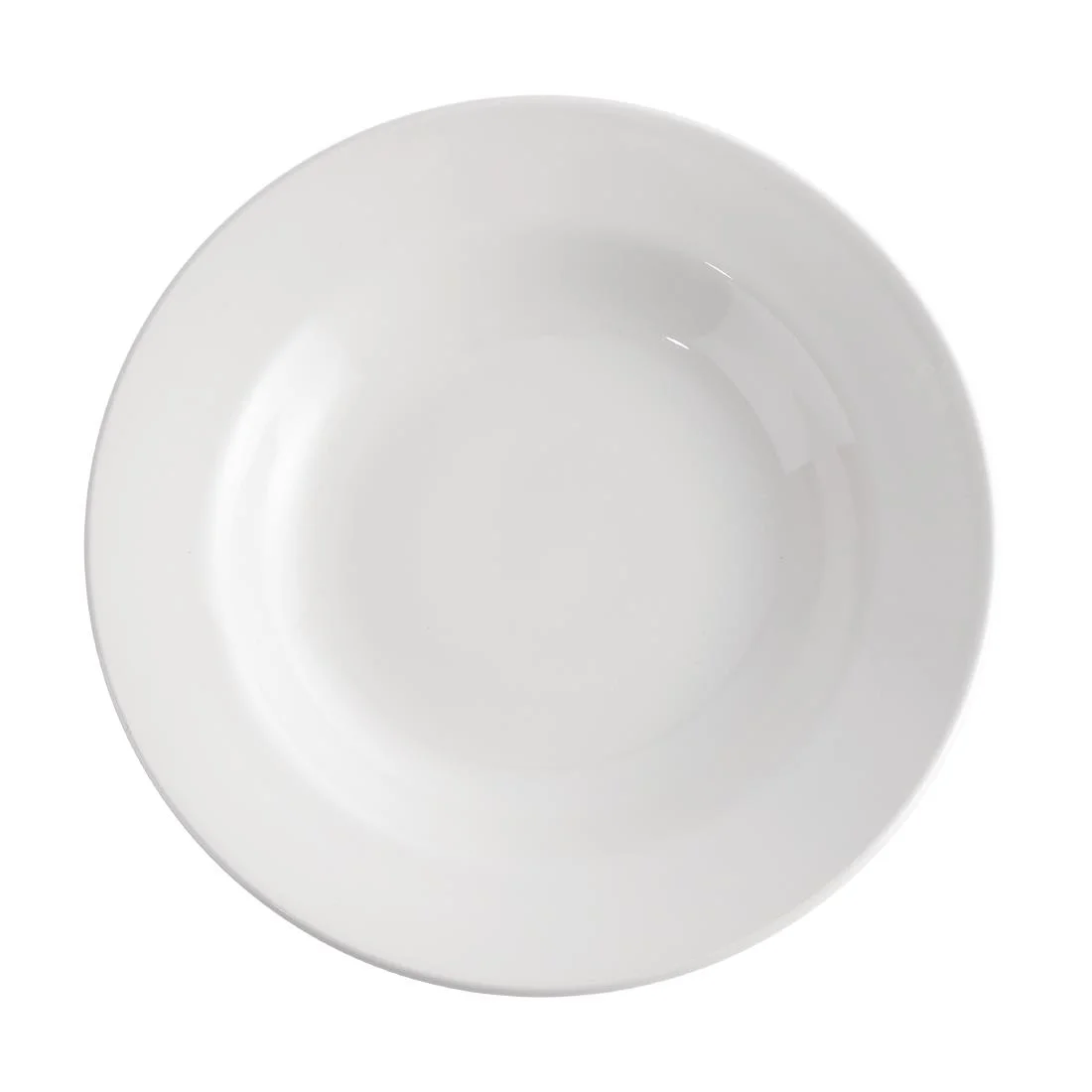 Churchill Whiteware Classic Rimmed Soup Bowls 230mm - Image 2