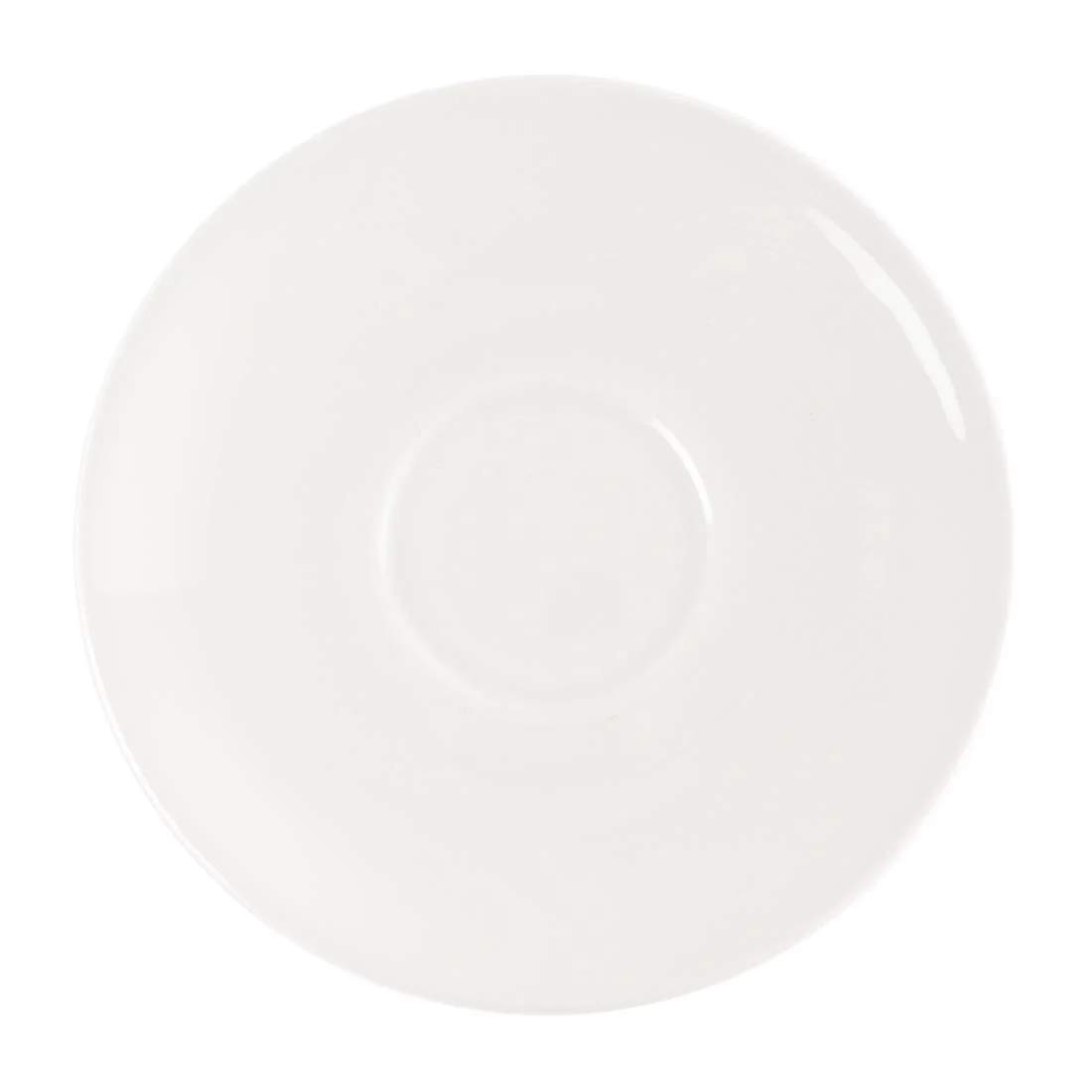 Churchill Plain Whiteware Saucers 160mm - Image 3