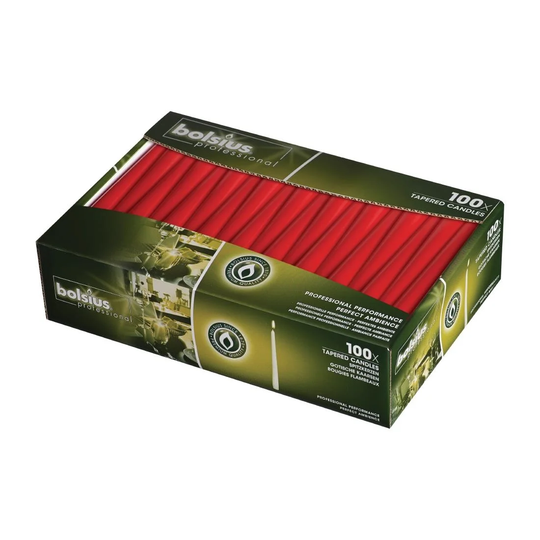 Tapered Red 10inch Candles