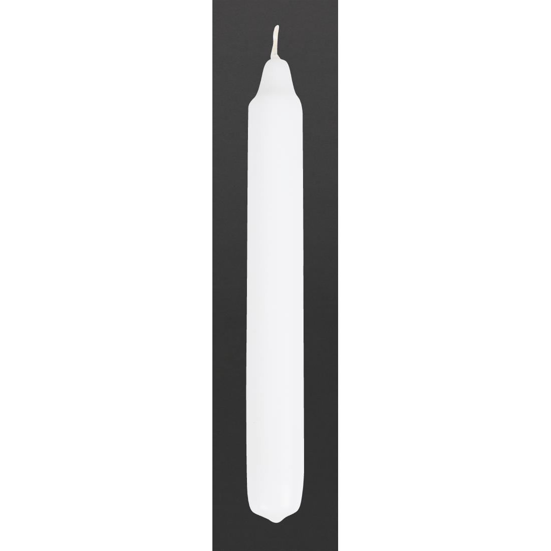 White Bistro 7inch Candles