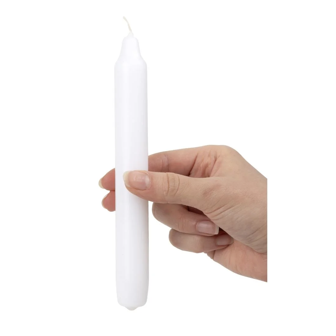 White Bistro 7inch Candles - Image 6