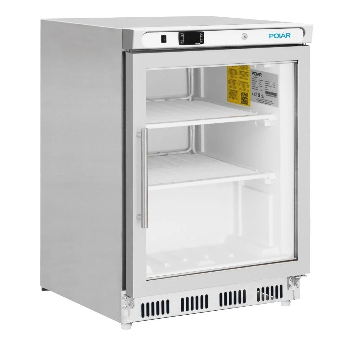 Polar C-Series Undercounter Stainless Steel Display Freezer 129Ltr - Image 3