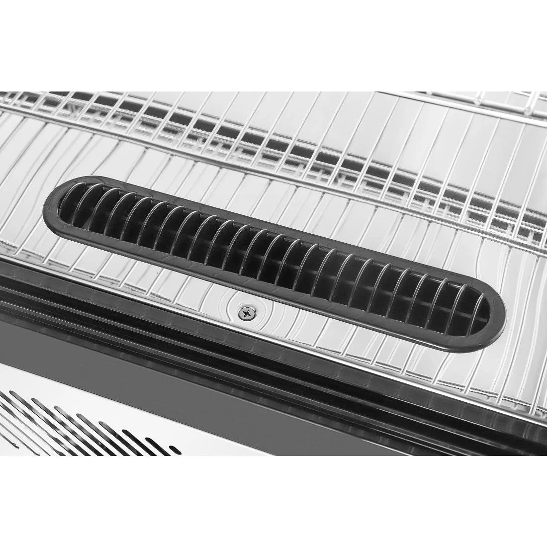 Polar G-Series Countertop Display Fridge Black Square Glass 160Ltr - Image 7