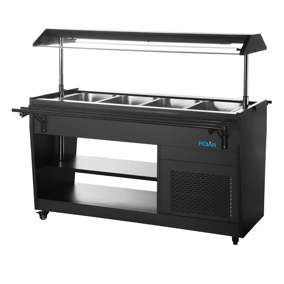 Polar G-Series Refrigerated Buffet Bar in Black - Image 1