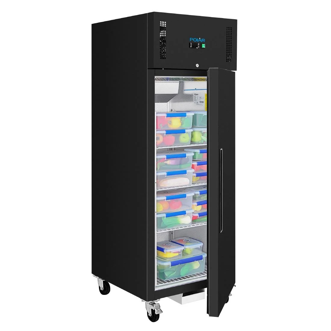 Polar G-Series Upright Fridge Black 600Ltr - Image 7