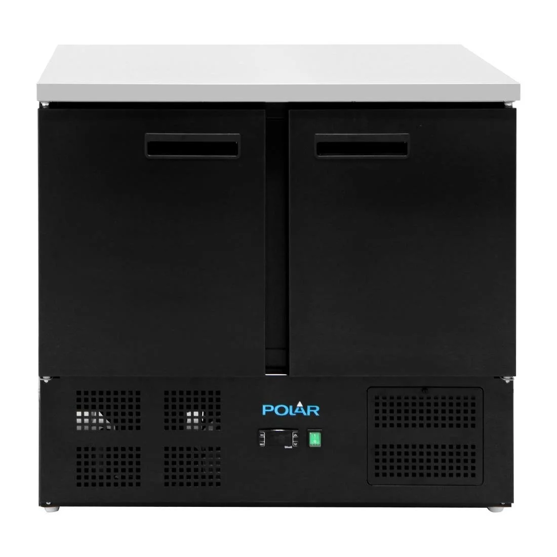 Polar G-Series Double Door Counter Fridge Black 240Ltr - Image 3