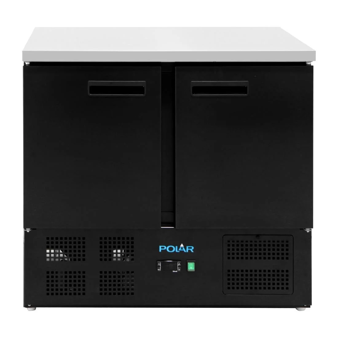 Polar G-Series Double Door Counter Fridge Black 240Ltr - Image 3