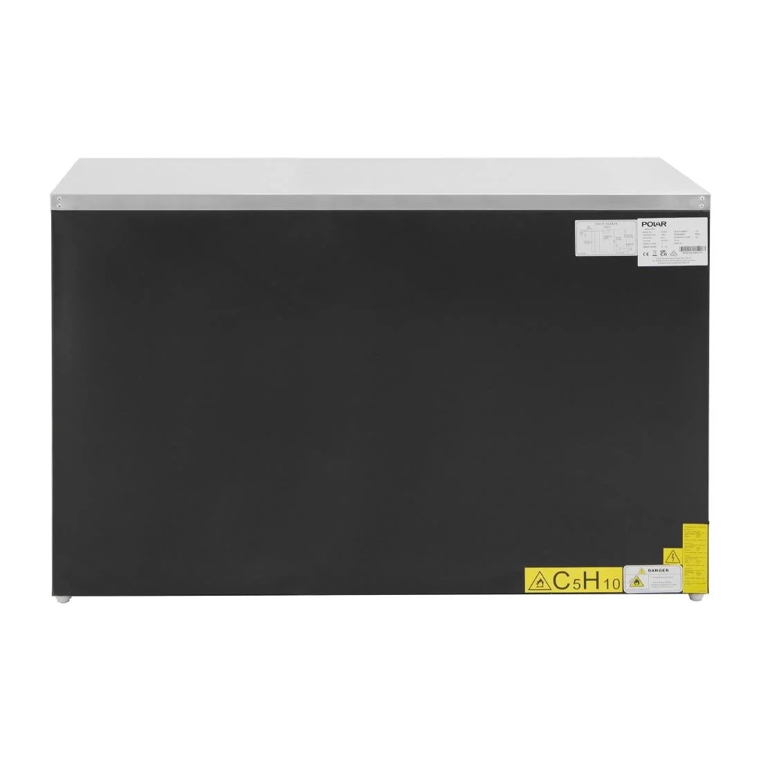 Polar G-Series Triple Door Counter Fridge Black 368Ltr - Image 2