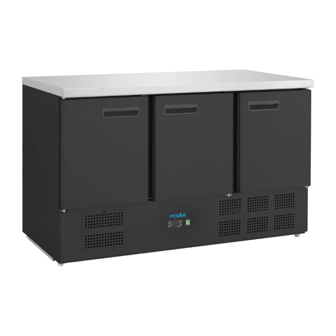 Polar G-Series Triple Door Counter Fridge Black 368Ltr - Image 6