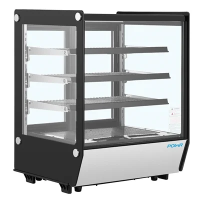 Polar G-Series Square Glass Countertop Display Fridge