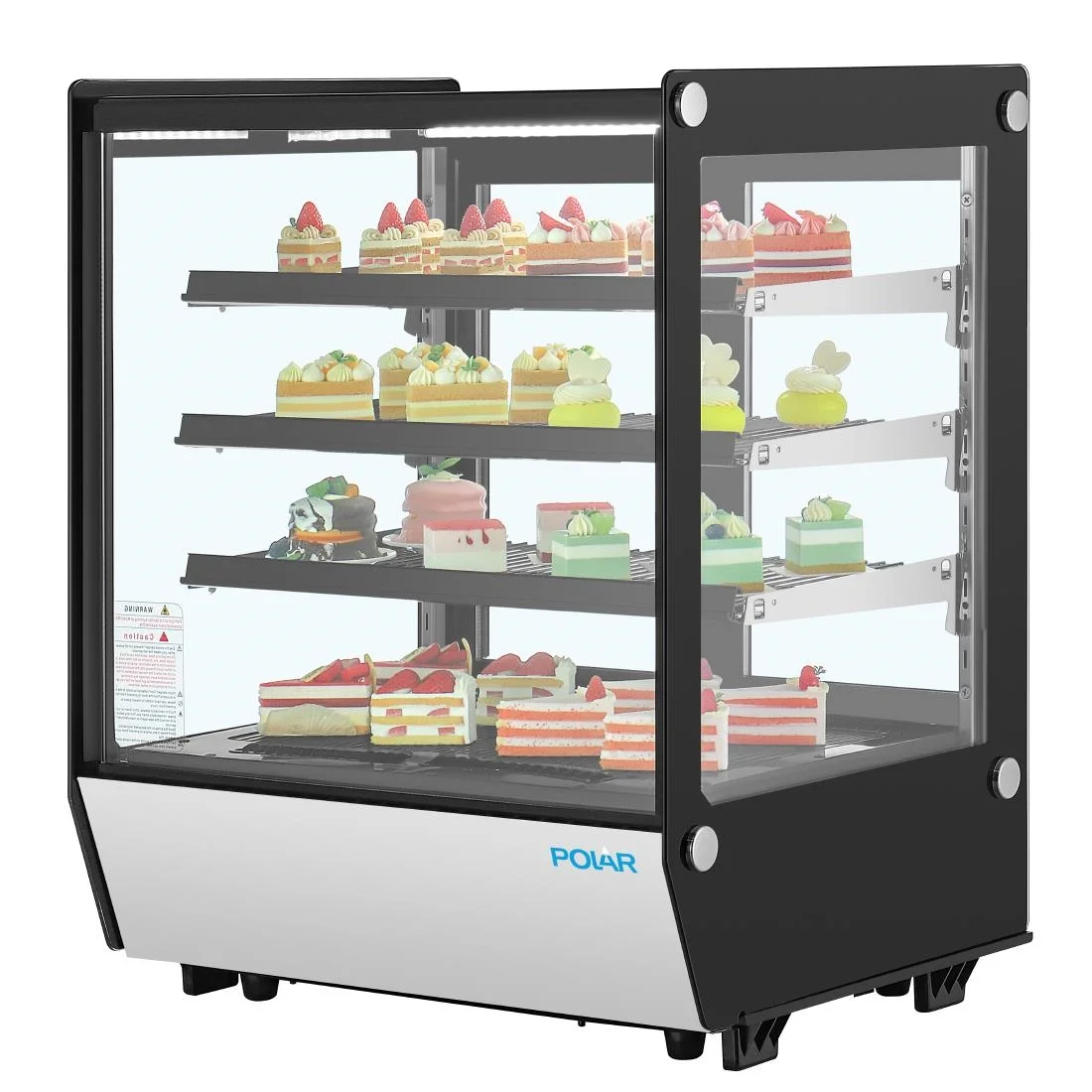 Polar G-Series Square Glass Countertop Display Fridge - Image 5