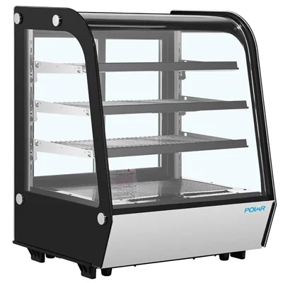 Polar G-Series Rounded Glass Countertop Display Fridge - Image 1