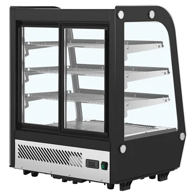 Polar G-Series Rounded Glass Countertop Display Fridge - Image 3