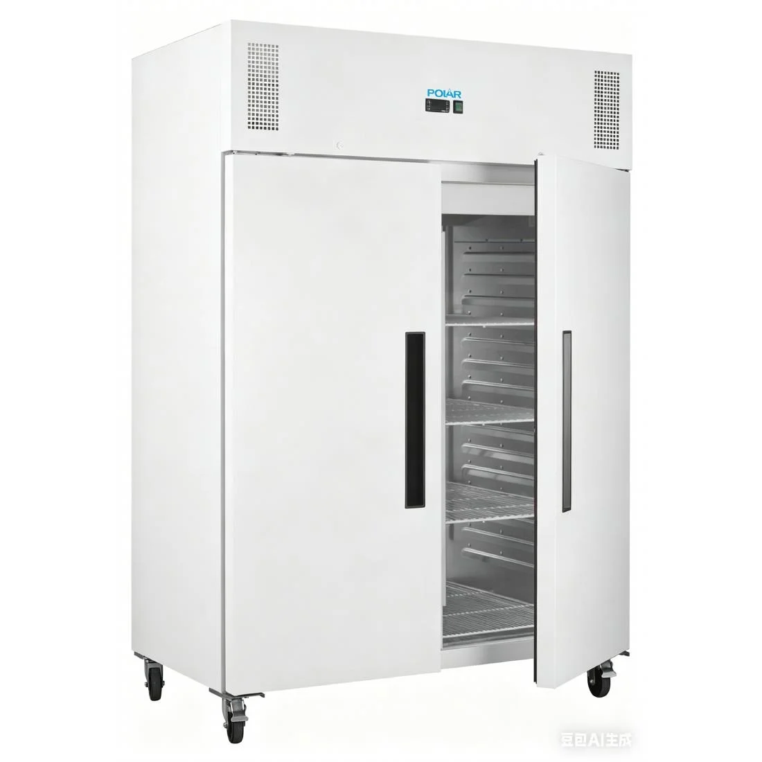 Polar G-Series Upright Double Door Fridge White 1152Ltr - Image 4