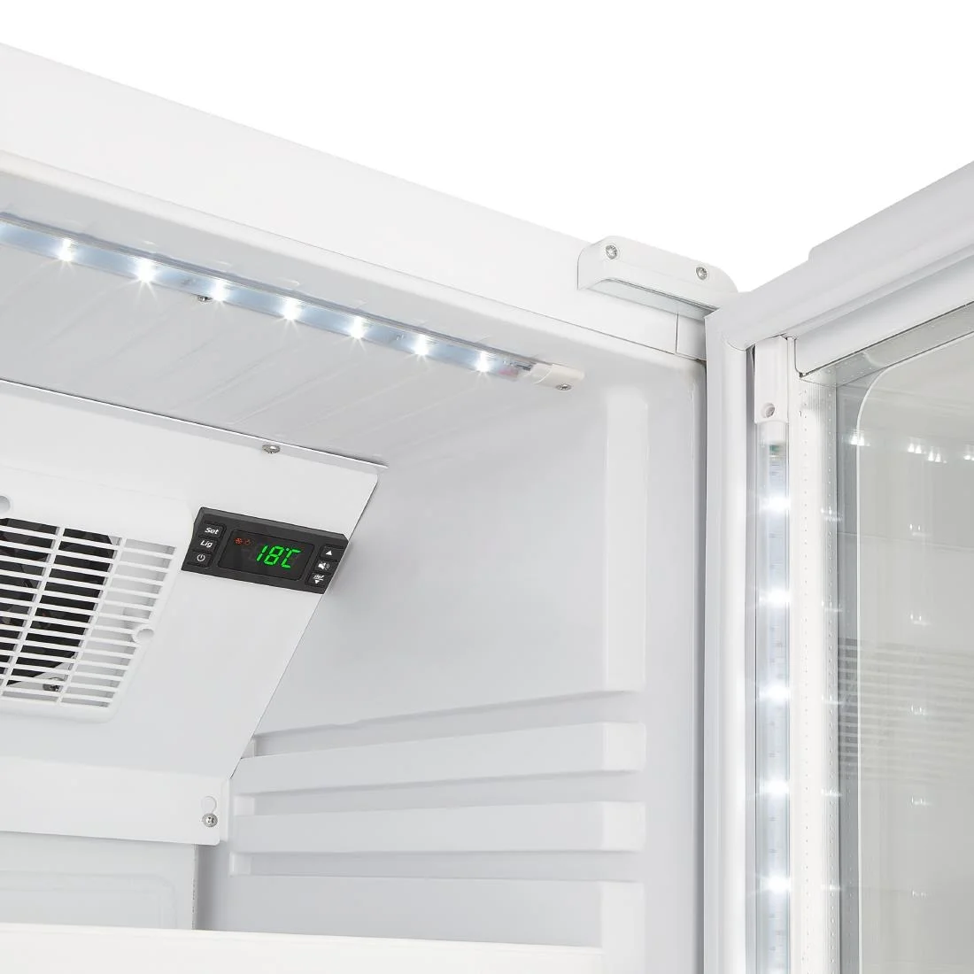 Polar G-Series Slimline Display Fridge White - Image 8
