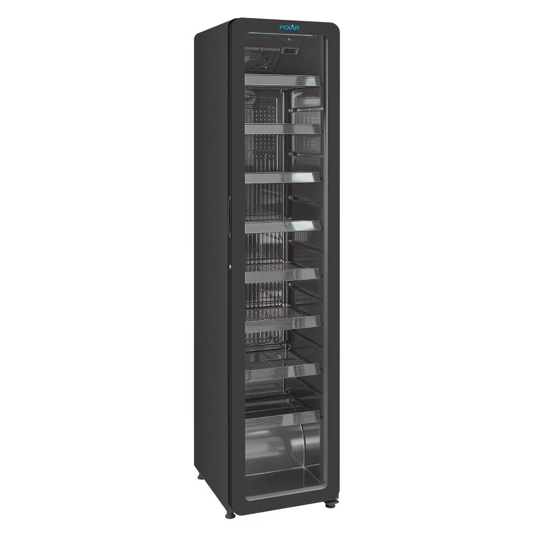 Polar G-Series Slimline Display Fridge Black