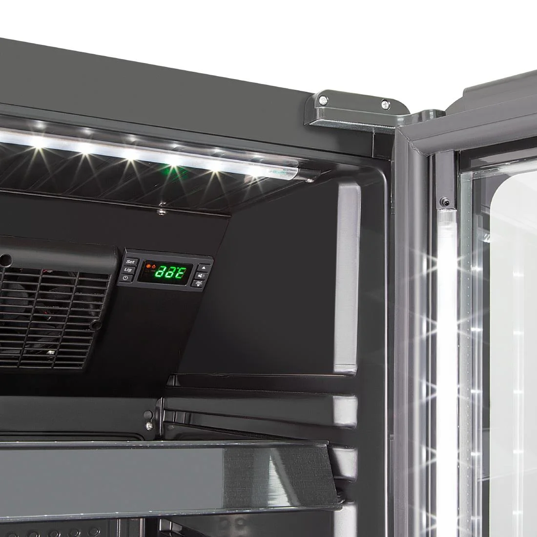 Polar G-Series Slimline Display Fridge Black - Image 8