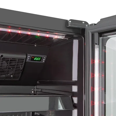 Polar G-Series Slimline Display Fridge Black - Image 9