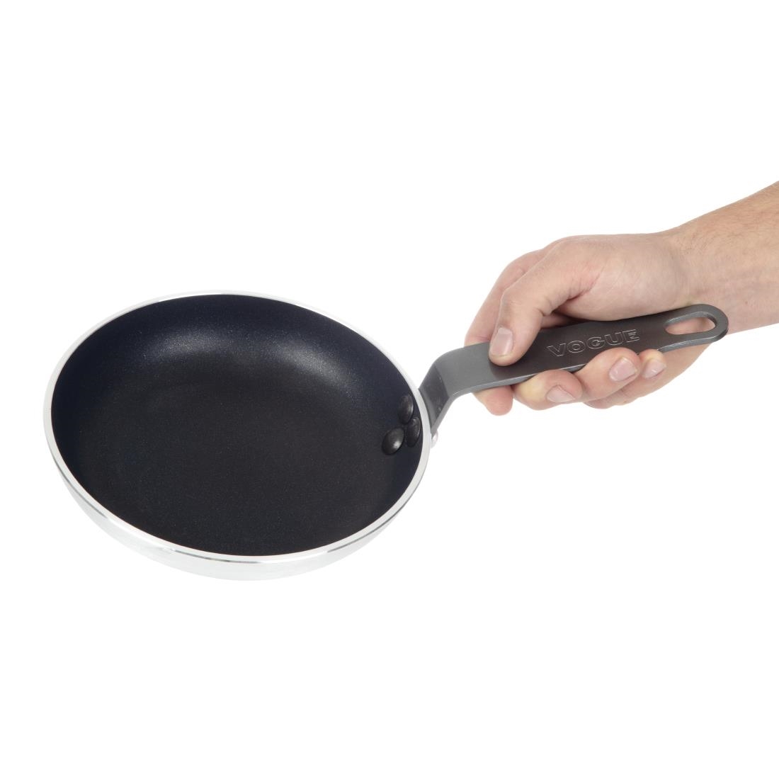 Pack of 6 Vogue Non-Stick Platinum Frypans, 3 Times Coated Teflon, Scratch Resistant