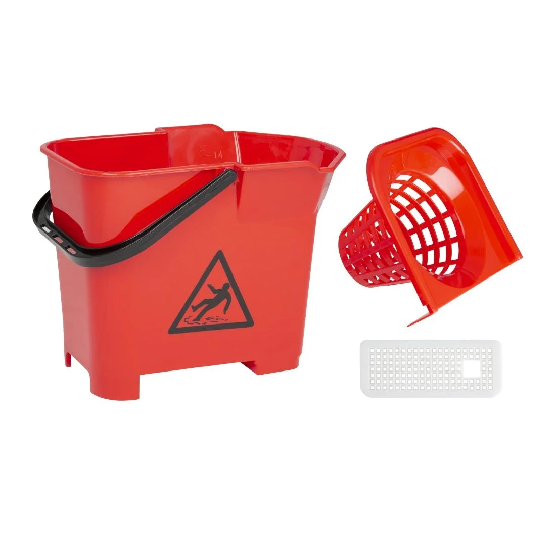 Jantex Colour Coded Mop Bucket Red - Image 2