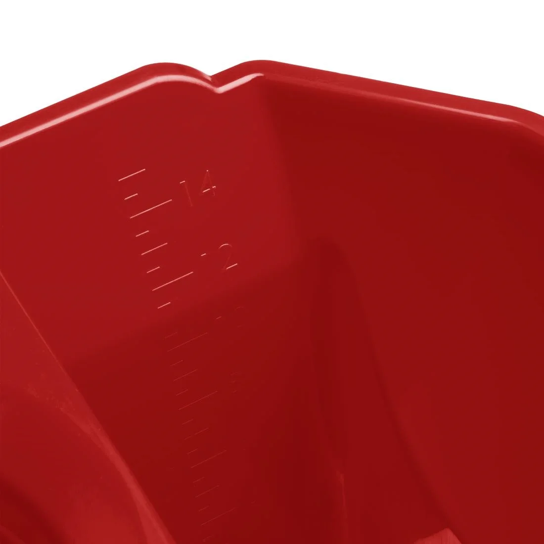 Jantex Colour Coded Mop Bucket Red - Image 4