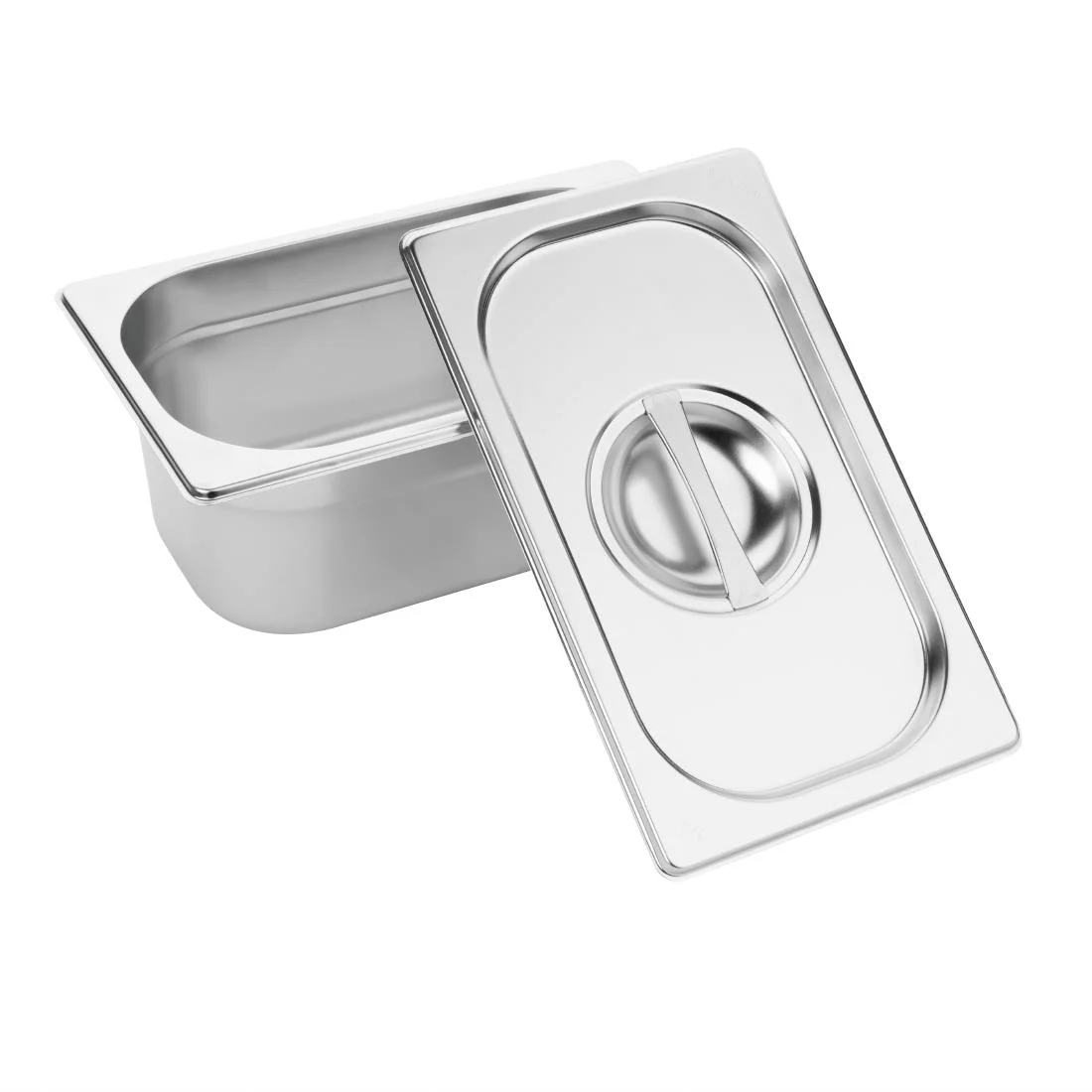Set of 6 Vogue Gastronorm Pans & Lids