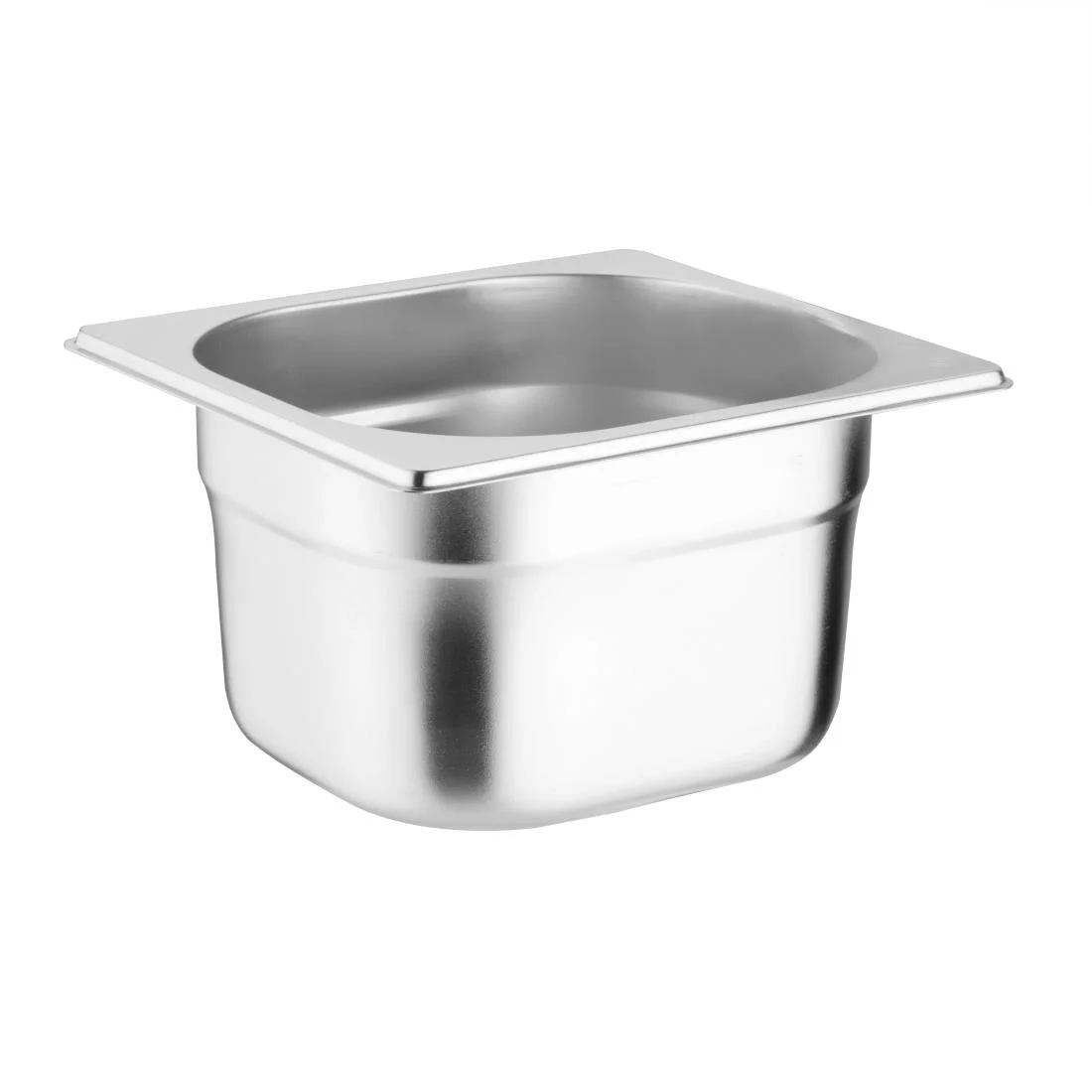 Vogue 1/6 Gastronorm Pans and Lids Set of 4