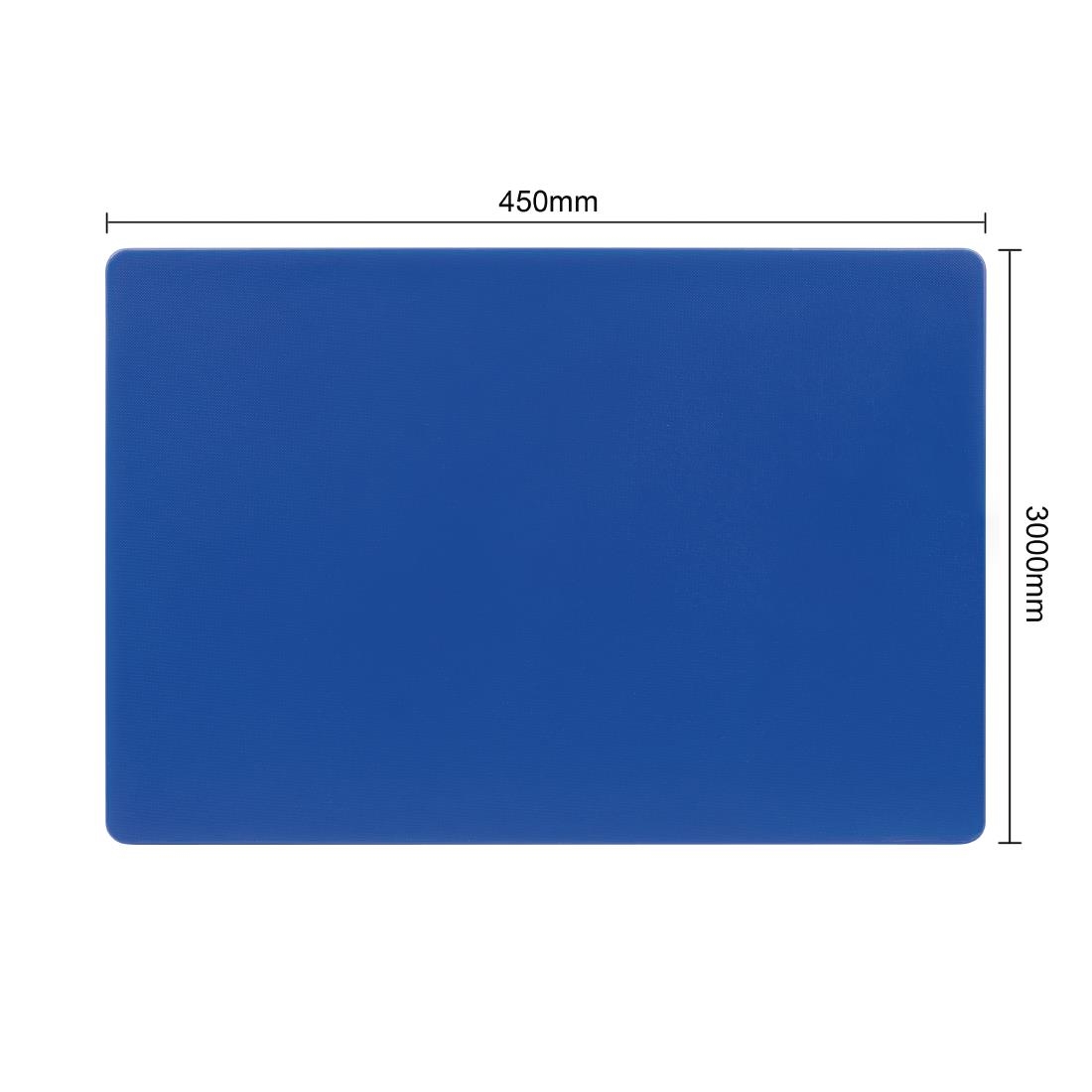 Hygiplas Thick Low Density Chopping Board Set with Rack