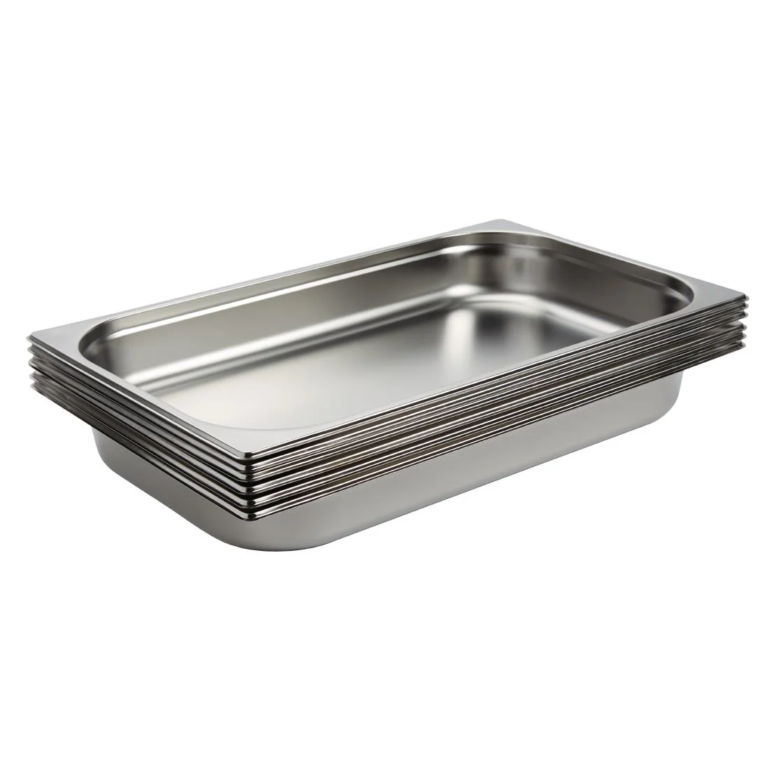 Vogue Stainless Steel 1/1 Gastronorm Pan 65mm - Image 5
