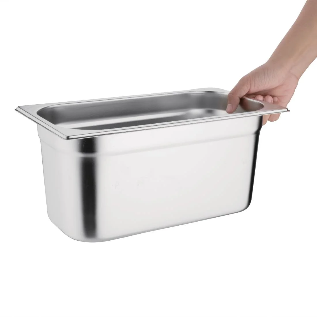 Vogue Stainless Steel Gastronorm Set 1/3 and 4 x 1/6 with Lids - Image 3