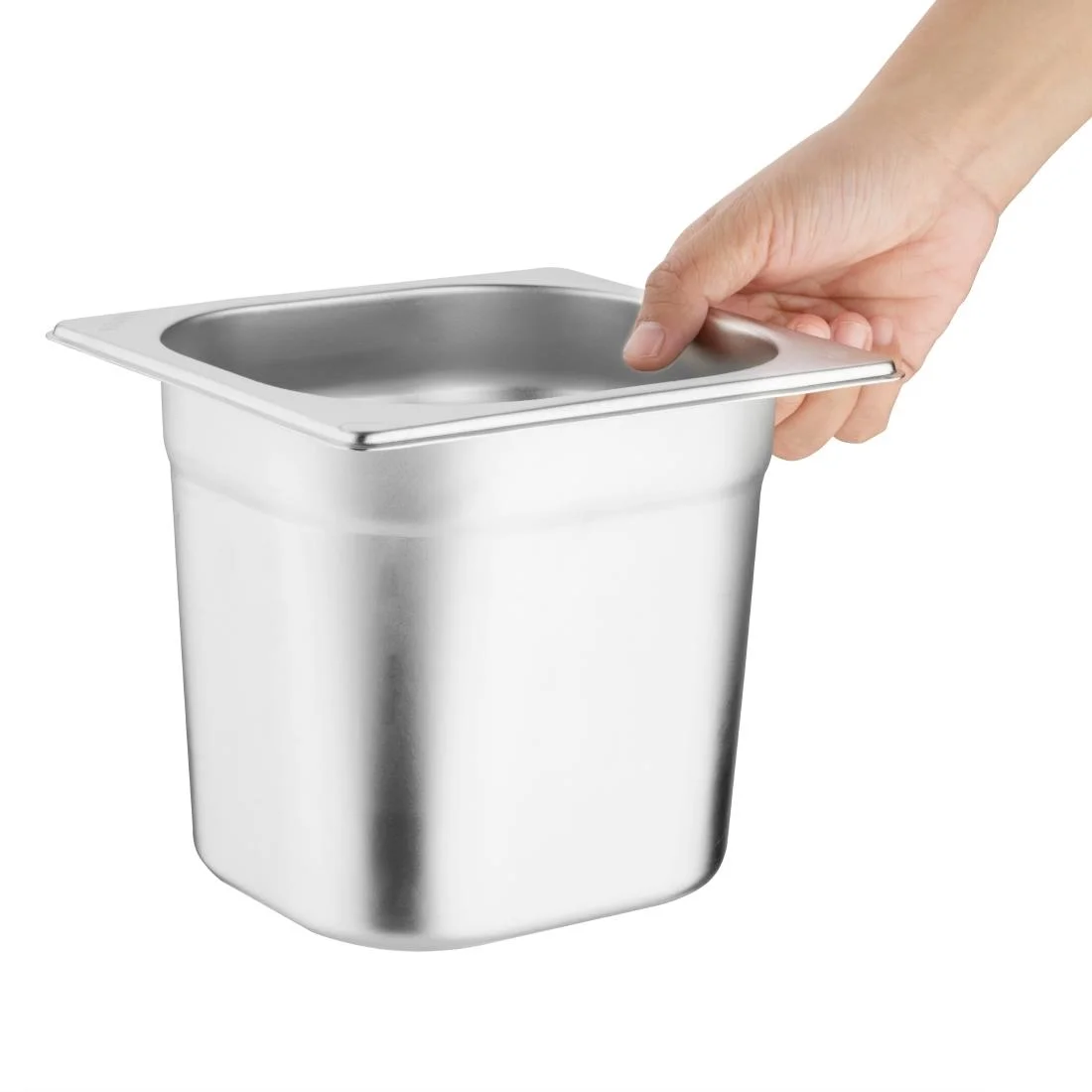 Vogue Stainless Steel Gastronorm Set 1/3 and 4 x 1/6 with Lids - Image 5