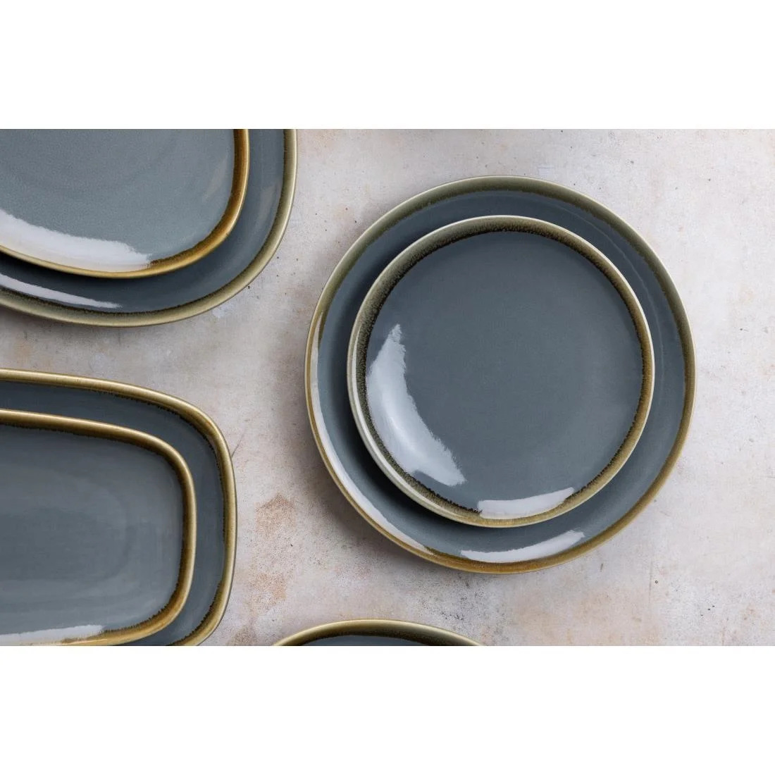 Olympia Kiln Ocean Coupe Plates 180mm (6 Pack) - Image 6