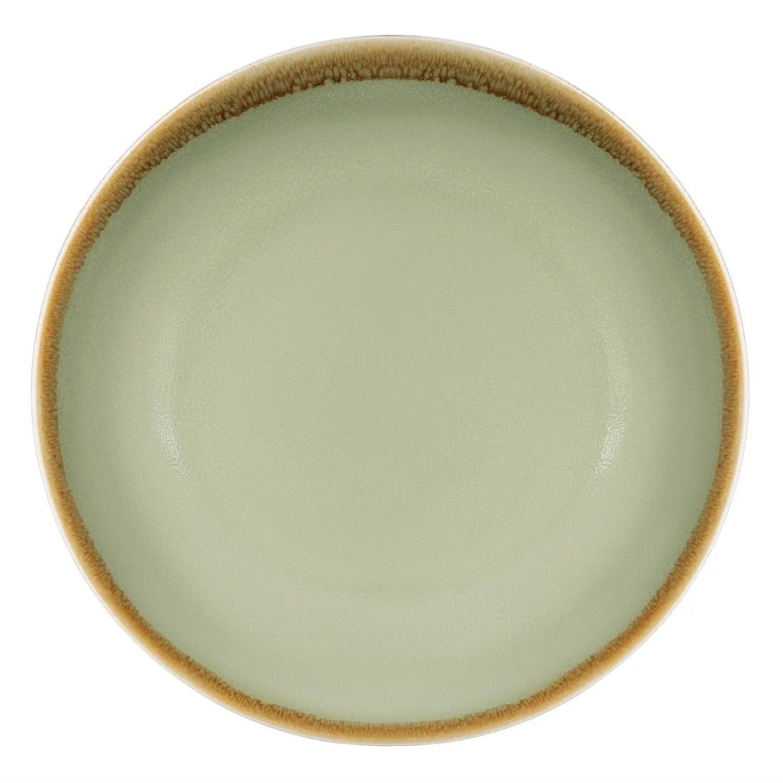 Olympia Kiln Round Coupe Plate Moss 230mm
