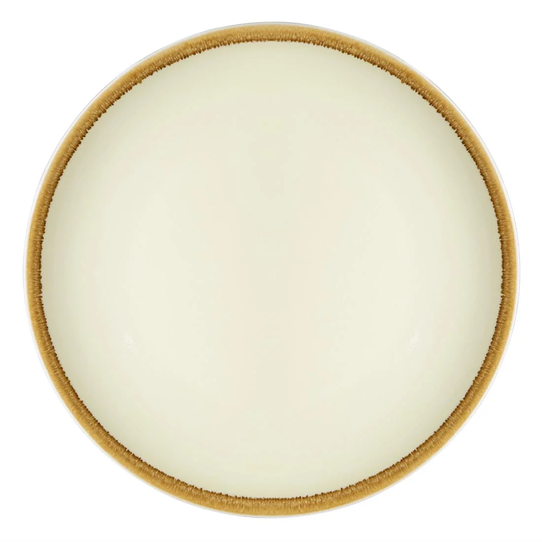 Olympia Kiln Round Coupe Plate Sandstone 230mm
