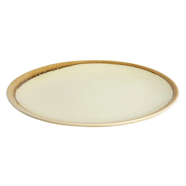 Olympia Kiln Round Coupe Plate Sandstone 230mm