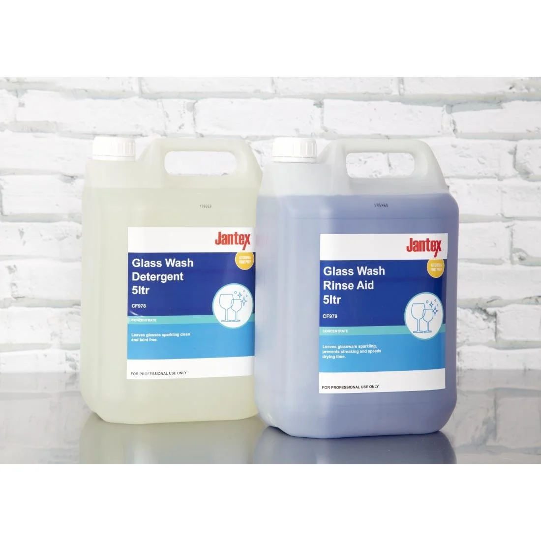 Jantex Glasswasher Detergent and Rinse Aid Concentrate 5Ltr (2 Pack) - Image 5